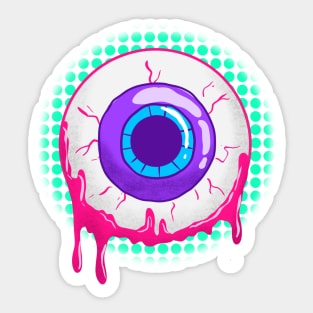 Trippy Melted Eye Sticker